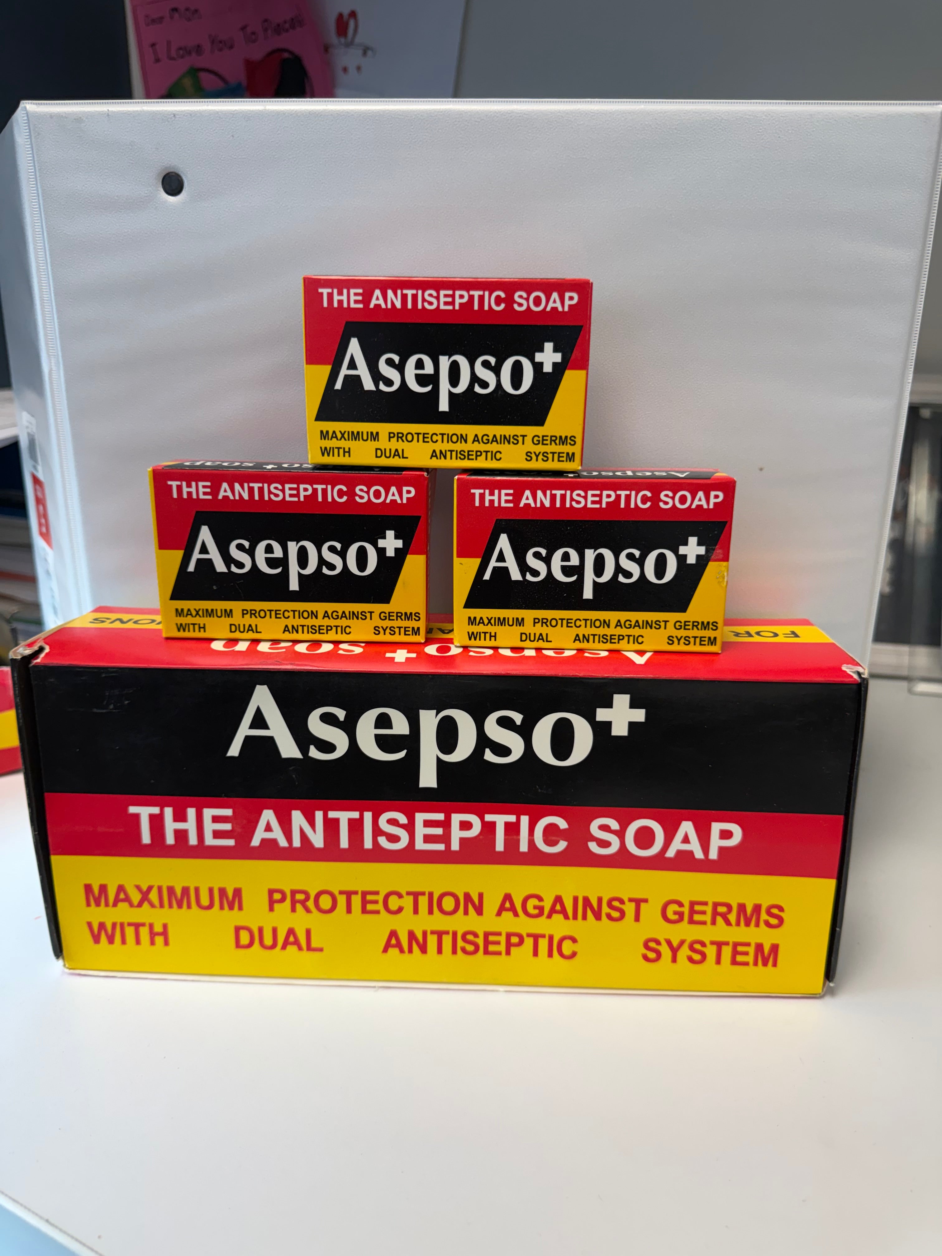 Asepso+ Antiseptic Soap 80g – Pack of 3