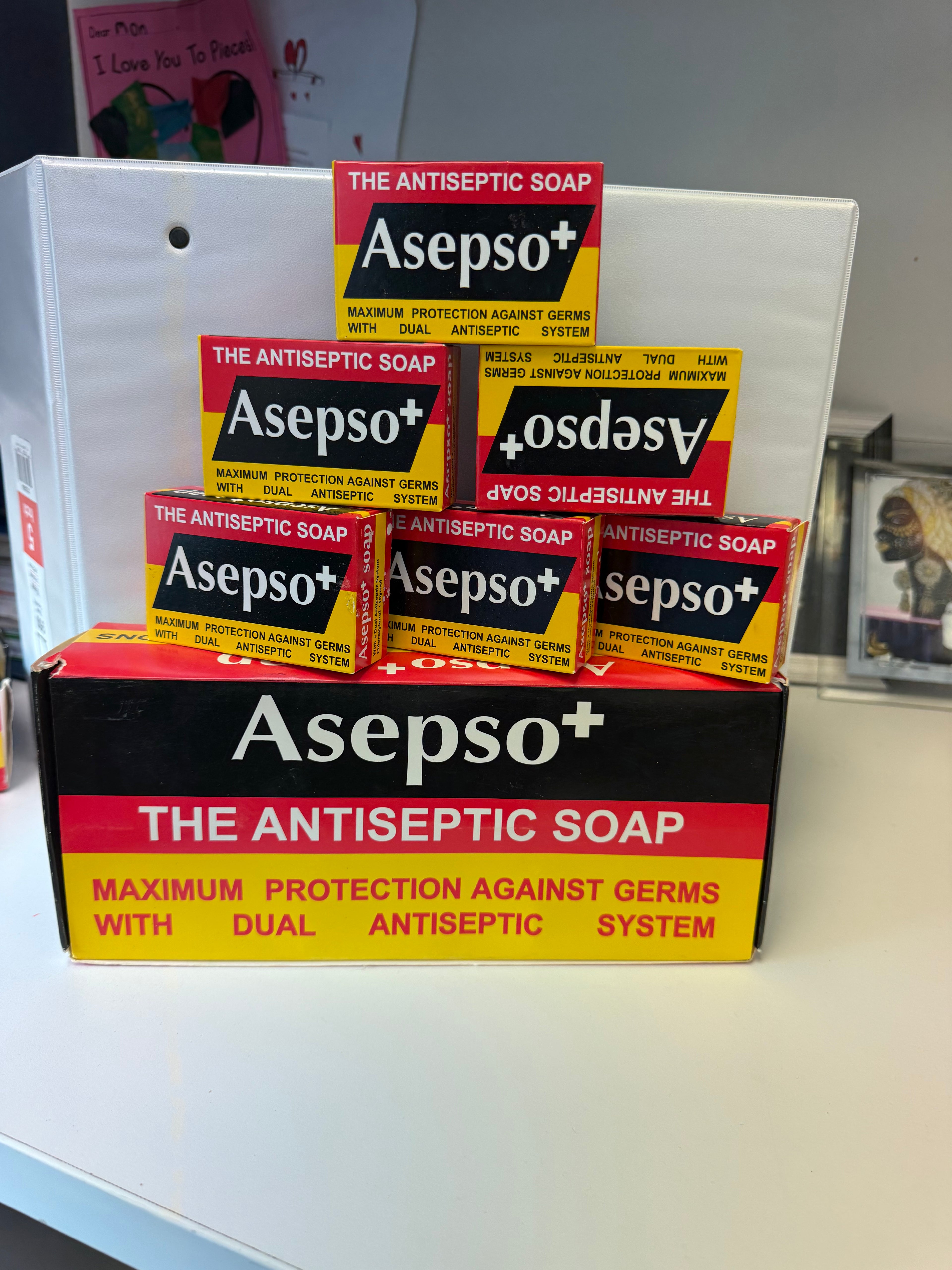 Asepso+ Antiseptic Soap 80g – Value Pack of 5